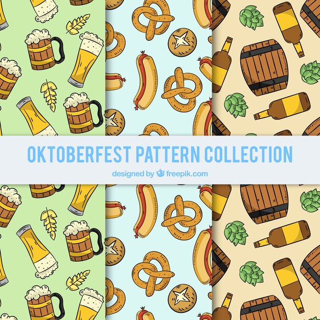 Oktoberfest, set of patterns