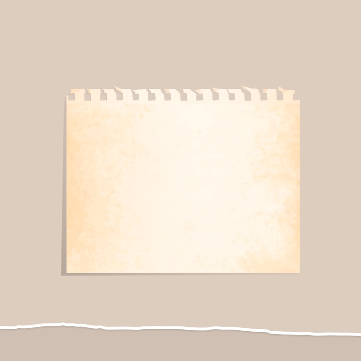 Free Vector old paper note design social ads template vector