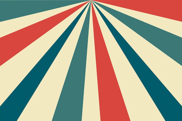 Free vector old rays background in retro style