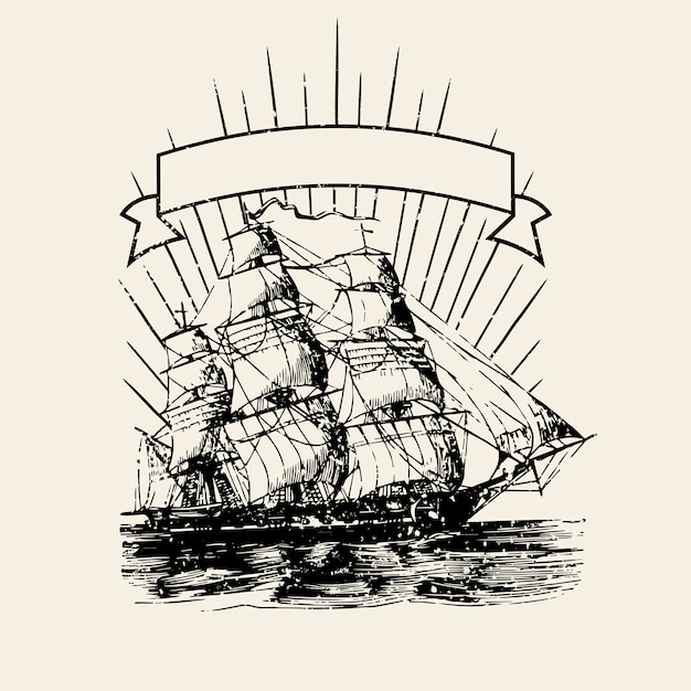 Old shipのロゴの図