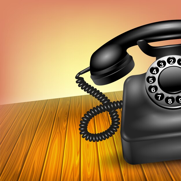 Old Telephone Concept