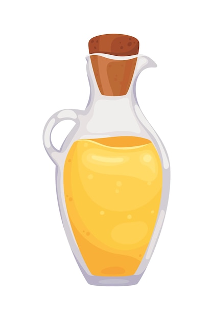 Olive oil jar icon isolated