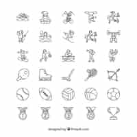 Free vector olympic sports icons