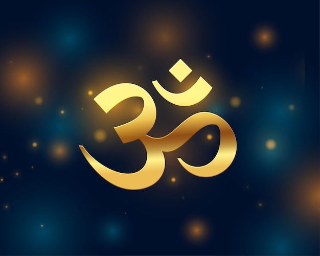 Om iconic symbol of hinduism for indian culture and tradition