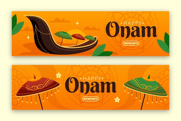 Onam 배너 세트