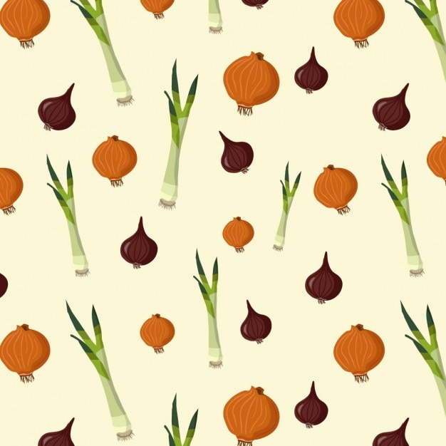 Free vector onions pattern