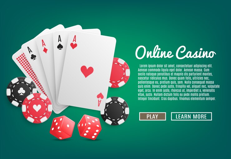 Free Vector online casino  realistic