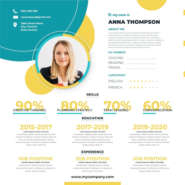 Online curriculum vitae