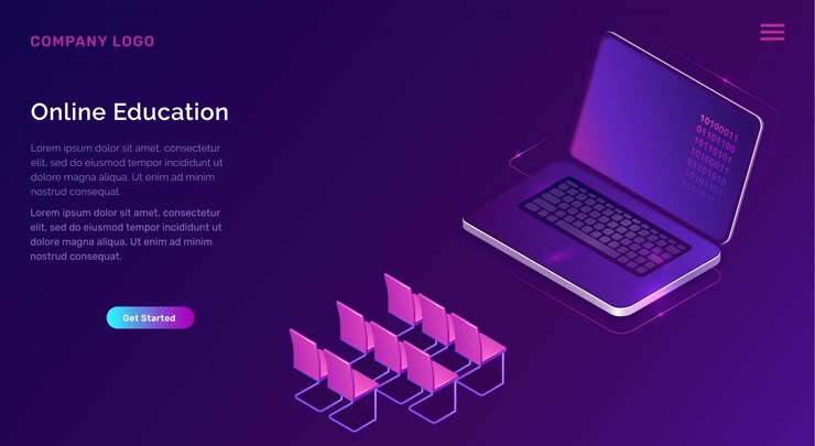 무료 Vector 온라인 교육 또는 훈련 아이소 메트릭 개념