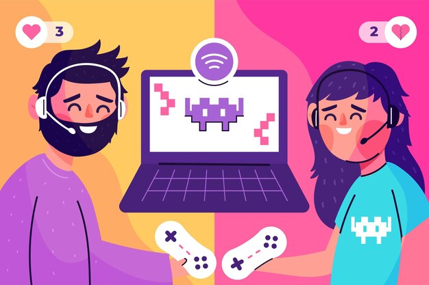 Online games concept