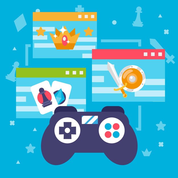 online games concept