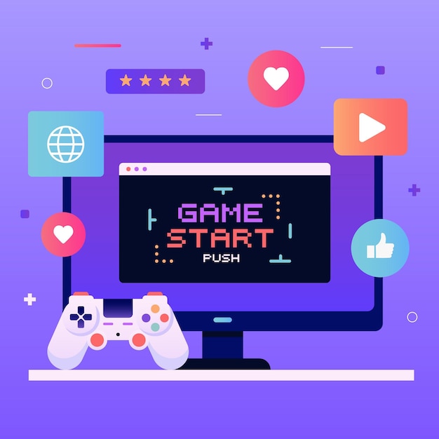 online games concept