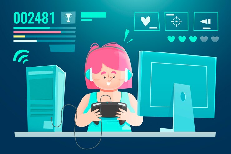無料Vector オンラインゲームのコンセプト