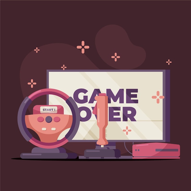 Free vector online games design