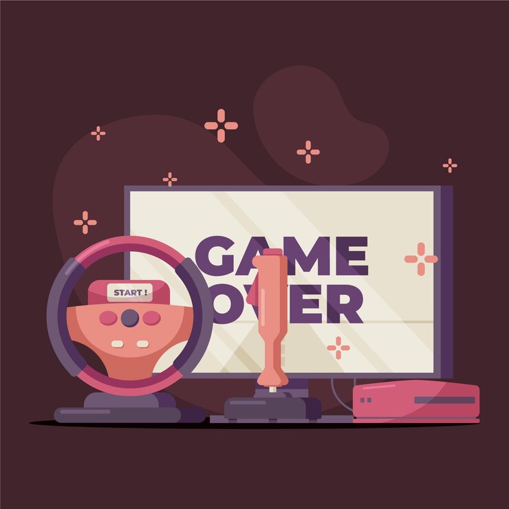 Free Vector online games design