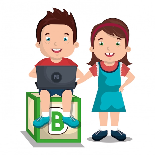 Free vector online kids