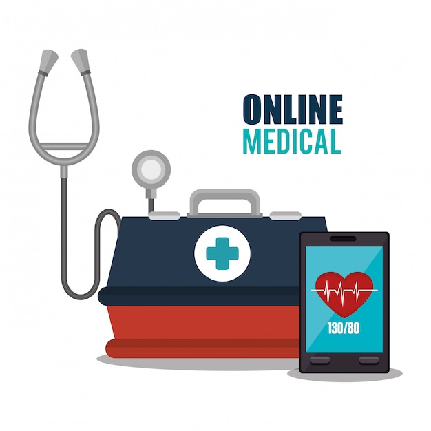 Vettore gratuito progettazione medica online