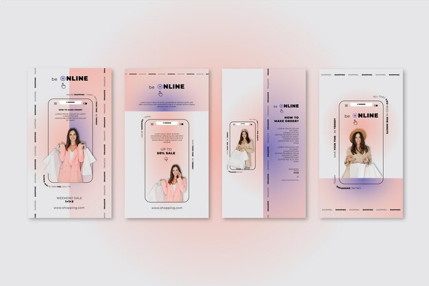 Online sale instagram stories