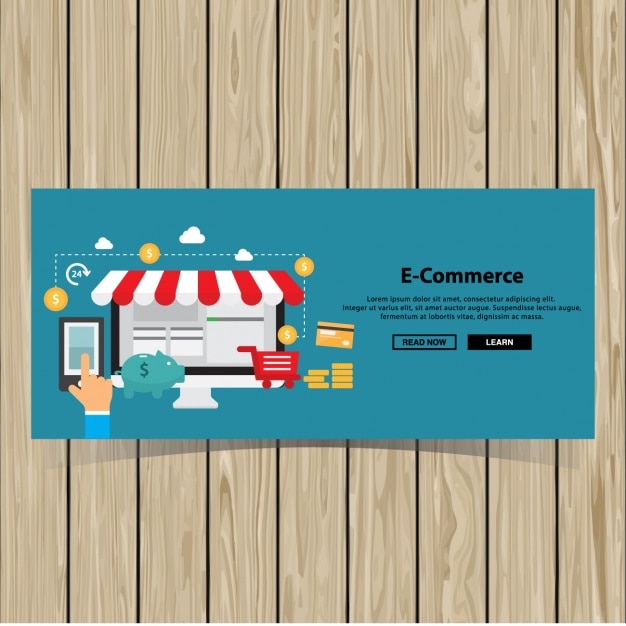 Online shop brochure template