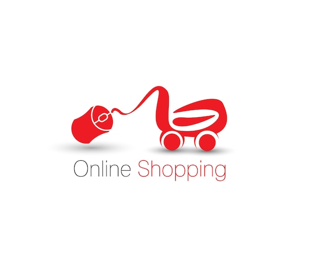 온라인 쇼핑 카트 로고 쇼핑 바구니 디자인