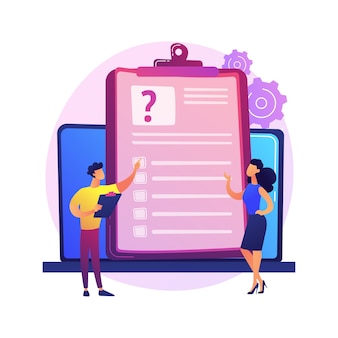 assignment help pictures Free vector online survey analysis. electronic data collection, digital research tool, computerized study. analyst considering feedback results, analysing info