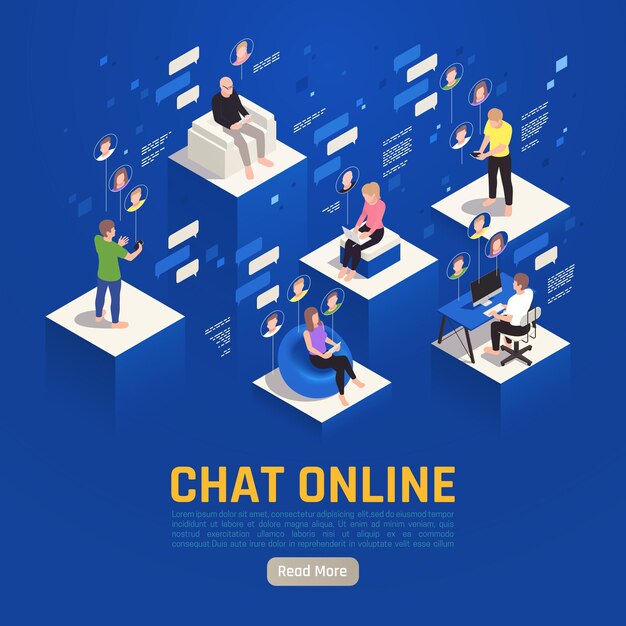 online virtual chat banner