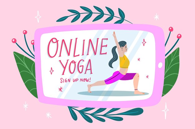 Online yoga class design