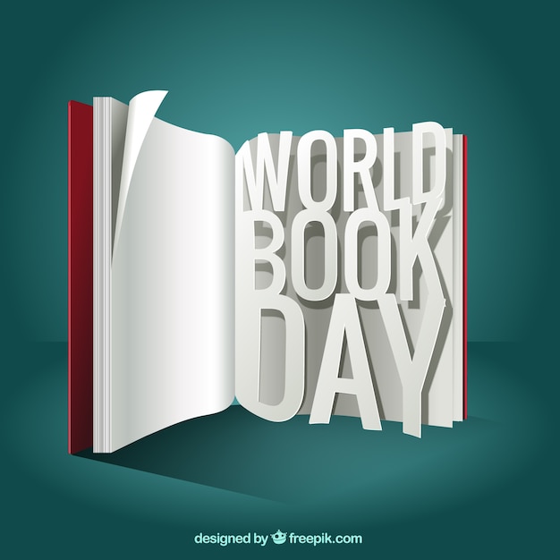 Free vector open book background