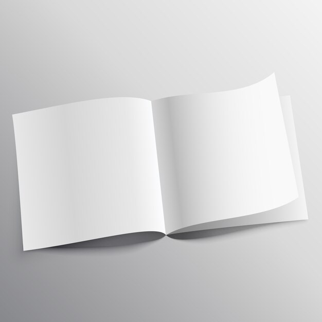 Open book mockup template