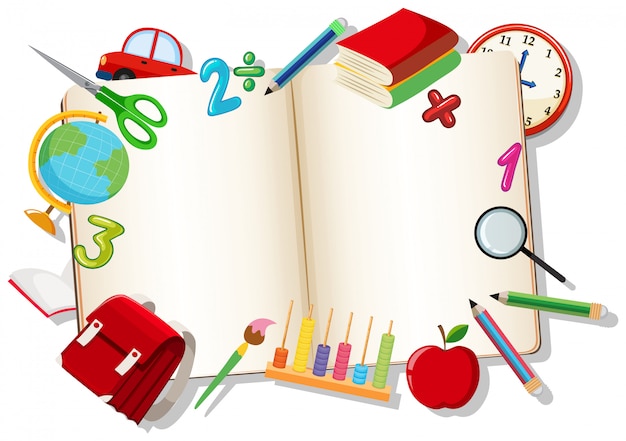 School Materials Clip Art Cartoon Open Book Png, Book, Child, School PNG  Transparent Image and Clipart for Free Download