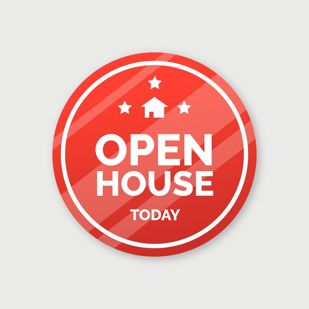 Open house label concept