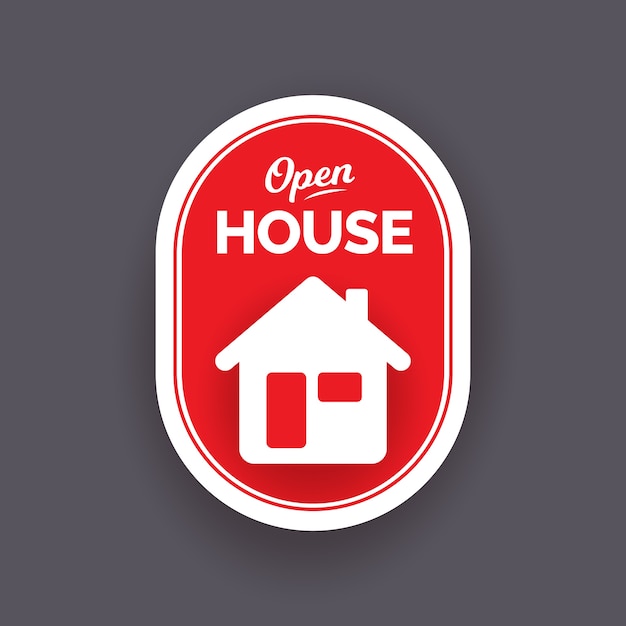 Open house label