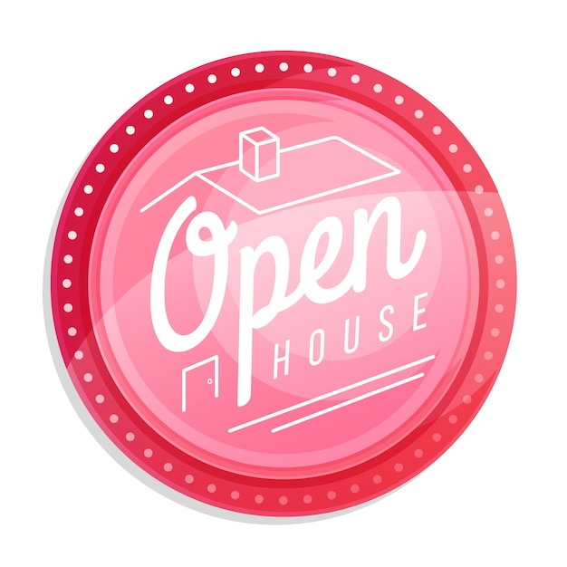 Open house label