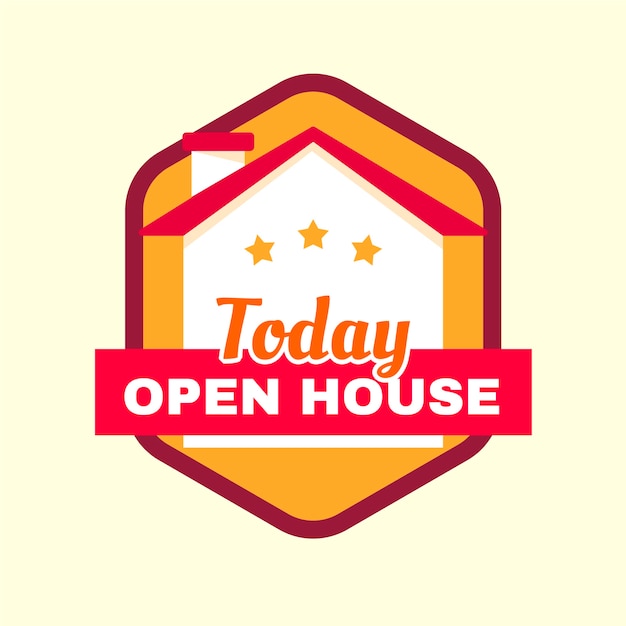 Open house label