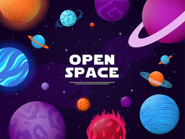 無料ベクター オープンスペースのイラスト