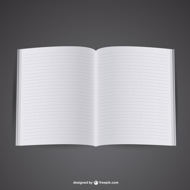 opened notebook