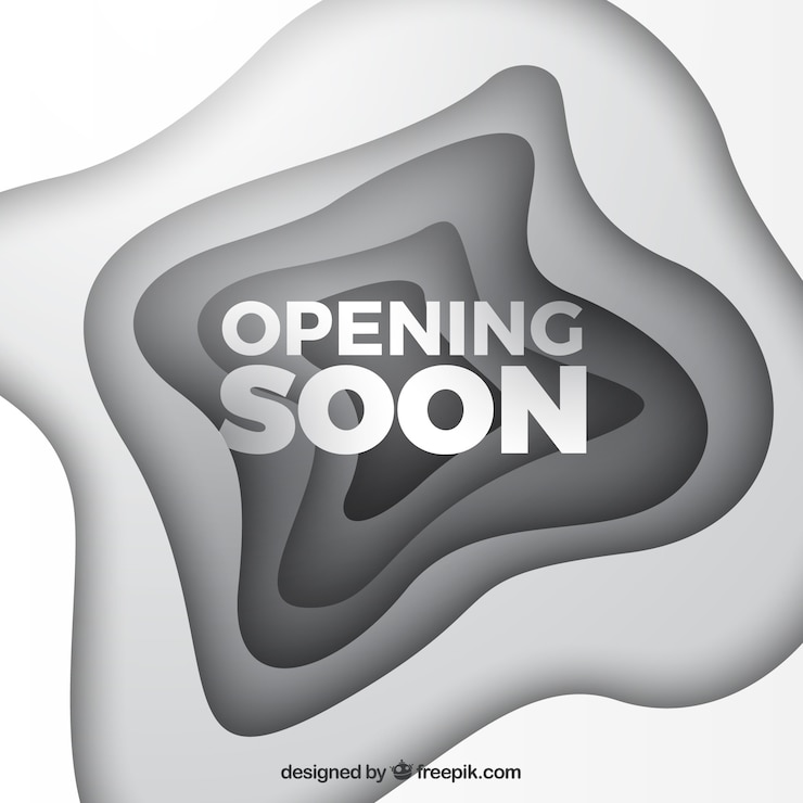 Free Vector opening soon background in gradient colors