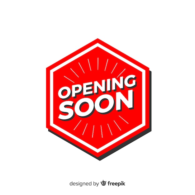 Opening soon logo