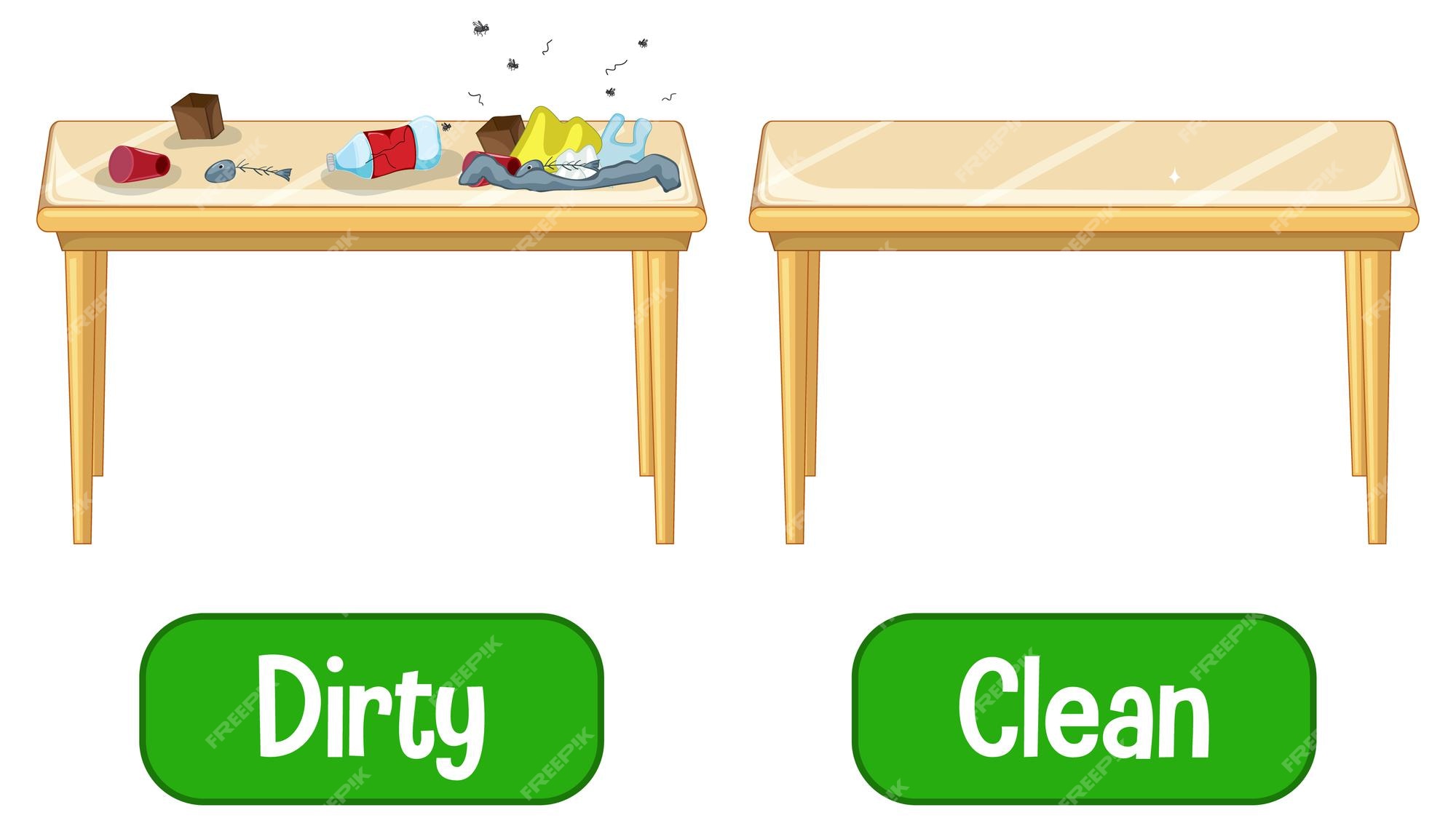 clean desk clip art