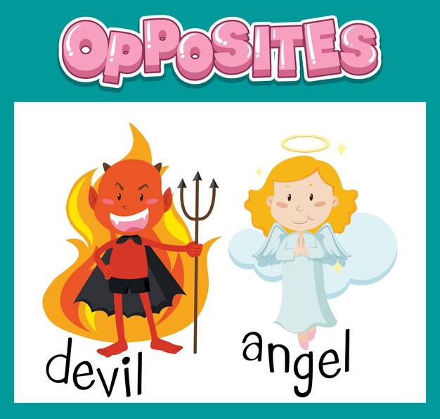 Opposite English words for kids