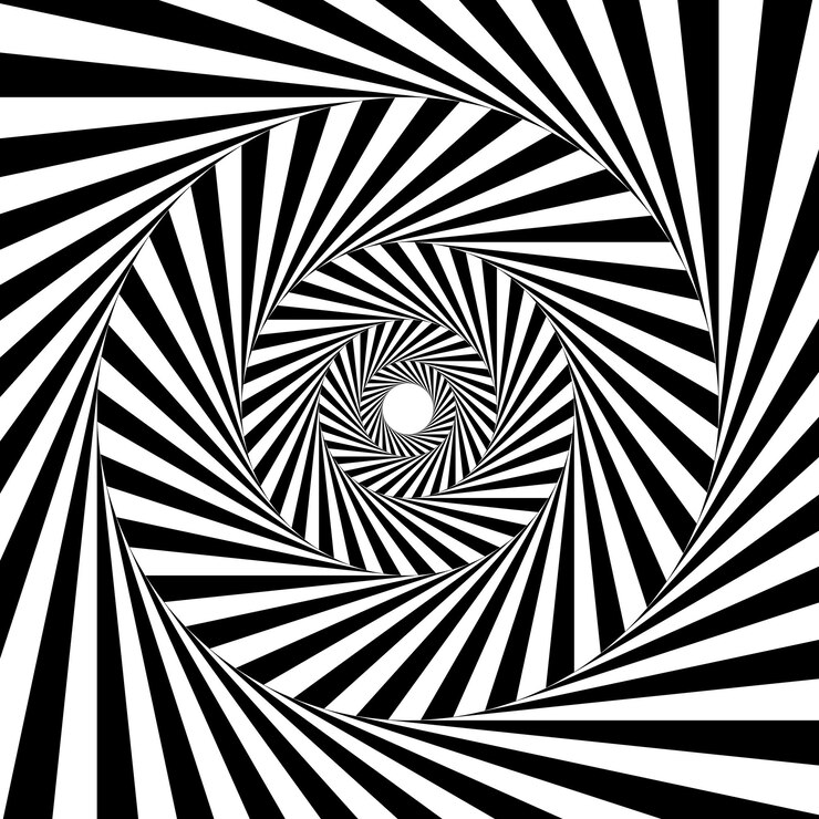 Free Vector optical illusion abstract background design