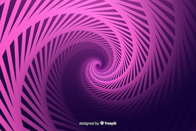 Free vector optical illusion background flat style