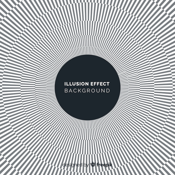 Free Vector optical illusion effect background