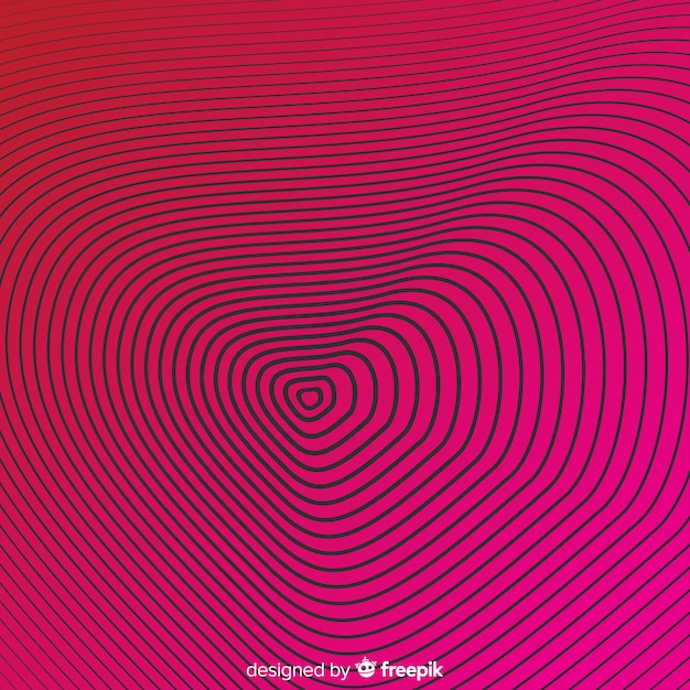 Optical illusion effect background