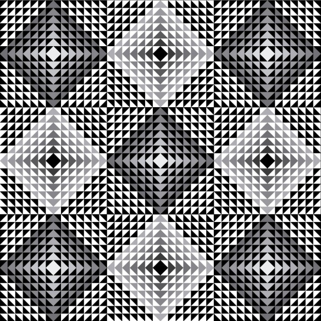 Free Vector optical pattern in grayscale style