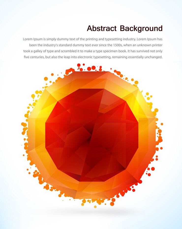 Free Vector orange abstract background