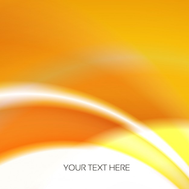 Free vector orange abstract and wavy background