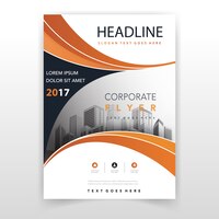 Orange annual report template