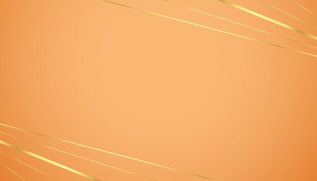 Orange background with golden lines