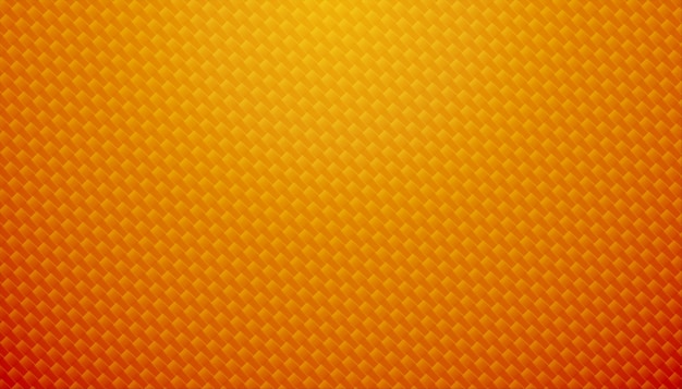オレンジ色の炭素繊維のテクスチャ背景